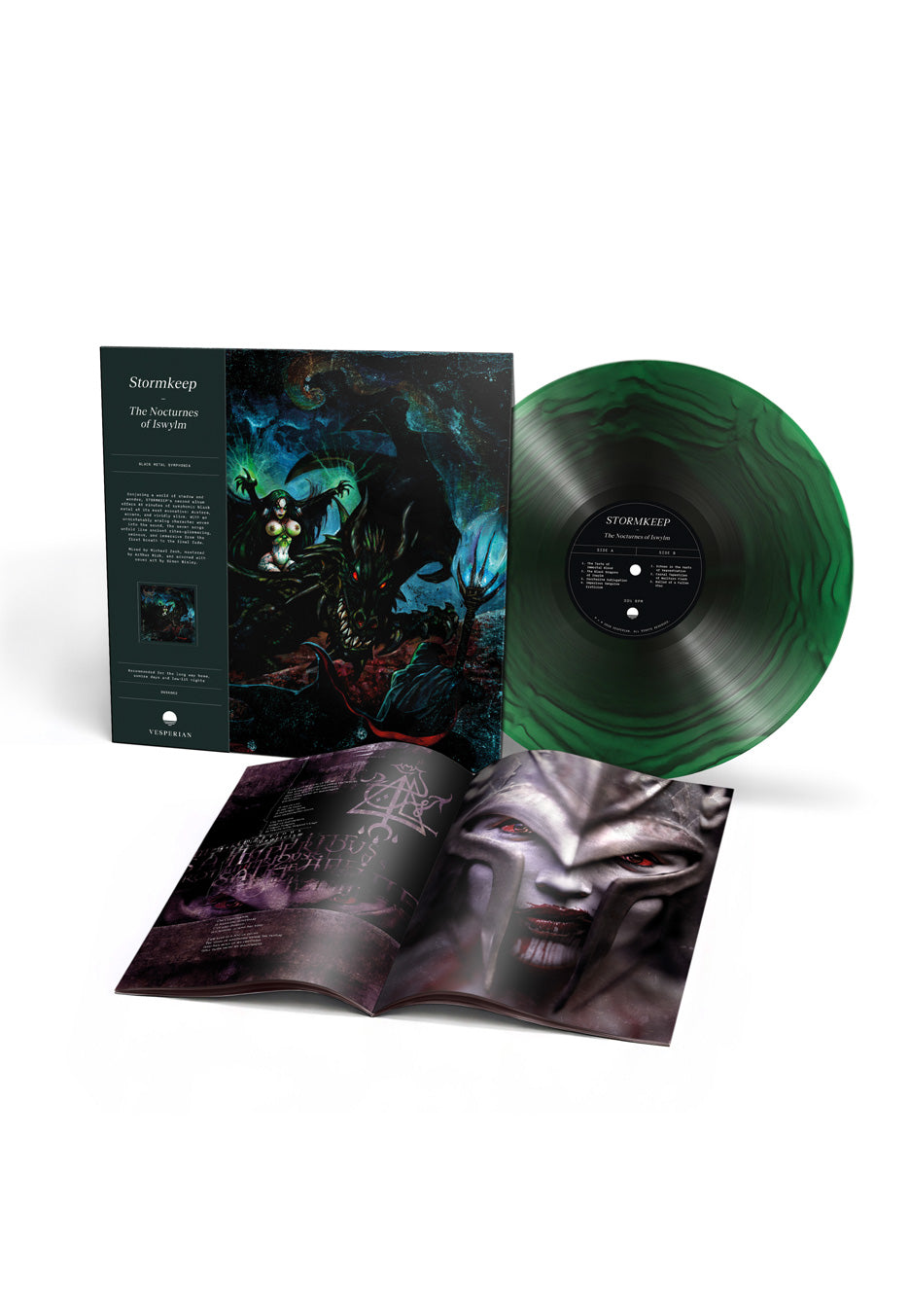 Stormkeep - The Nocturnes Of Iswylm Ltd. Green Black Ripple - Colored Vinyl | Neutral-Image