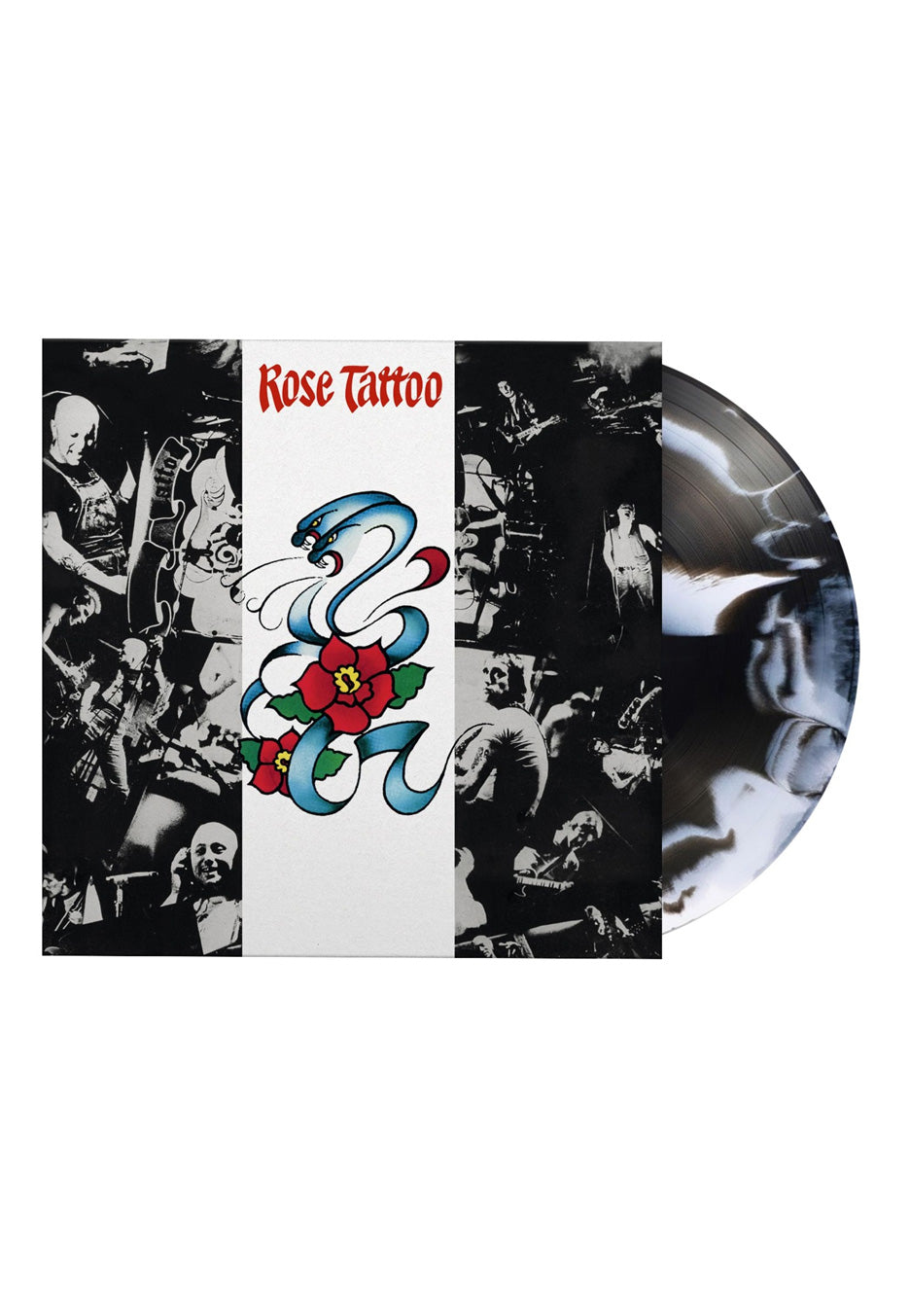 Rose Tattoo - Rose Tattoo Ltd. White/Black Swirl - Colored Vinyl | Neutral-Image