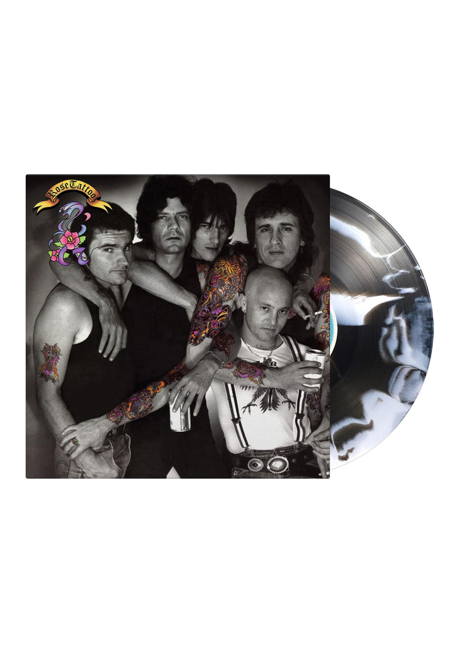 Rose Tattoo - Assault & Battery Ltd. White/Black - Colored Vinyl | Neutral-Image