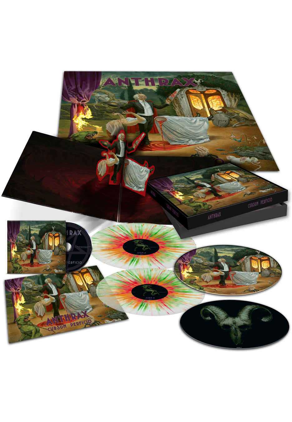 Anthrax - Cursum Perficio Ltd. - Picture & Splattered Vinyl + Pop-Up Boxset | Neutral-Image