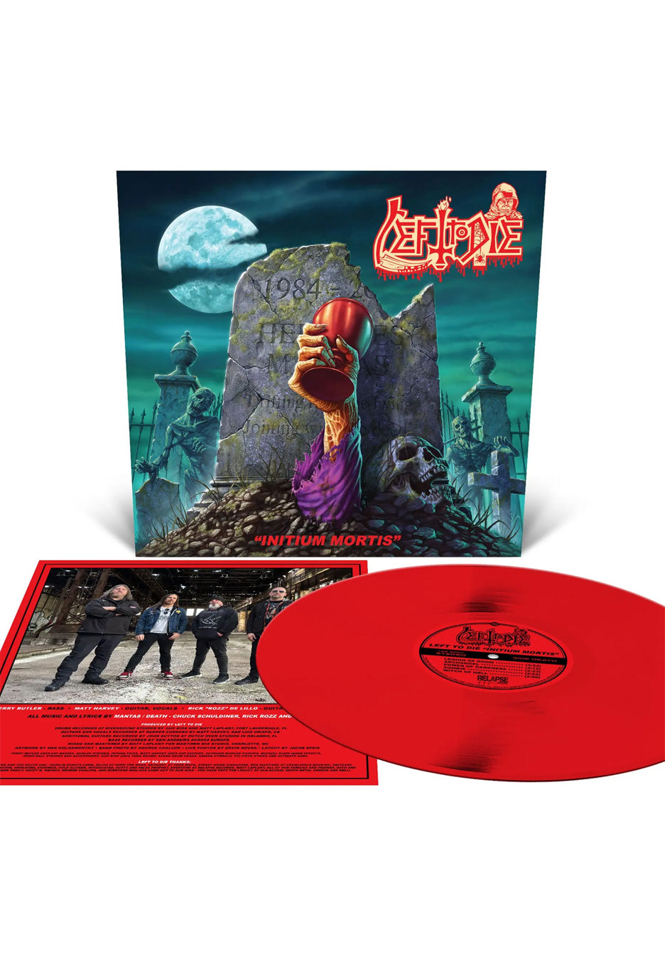 Left To Die - Initium Mortis Ltd. Blood Red - Colored Vinyl | Neutral-Image