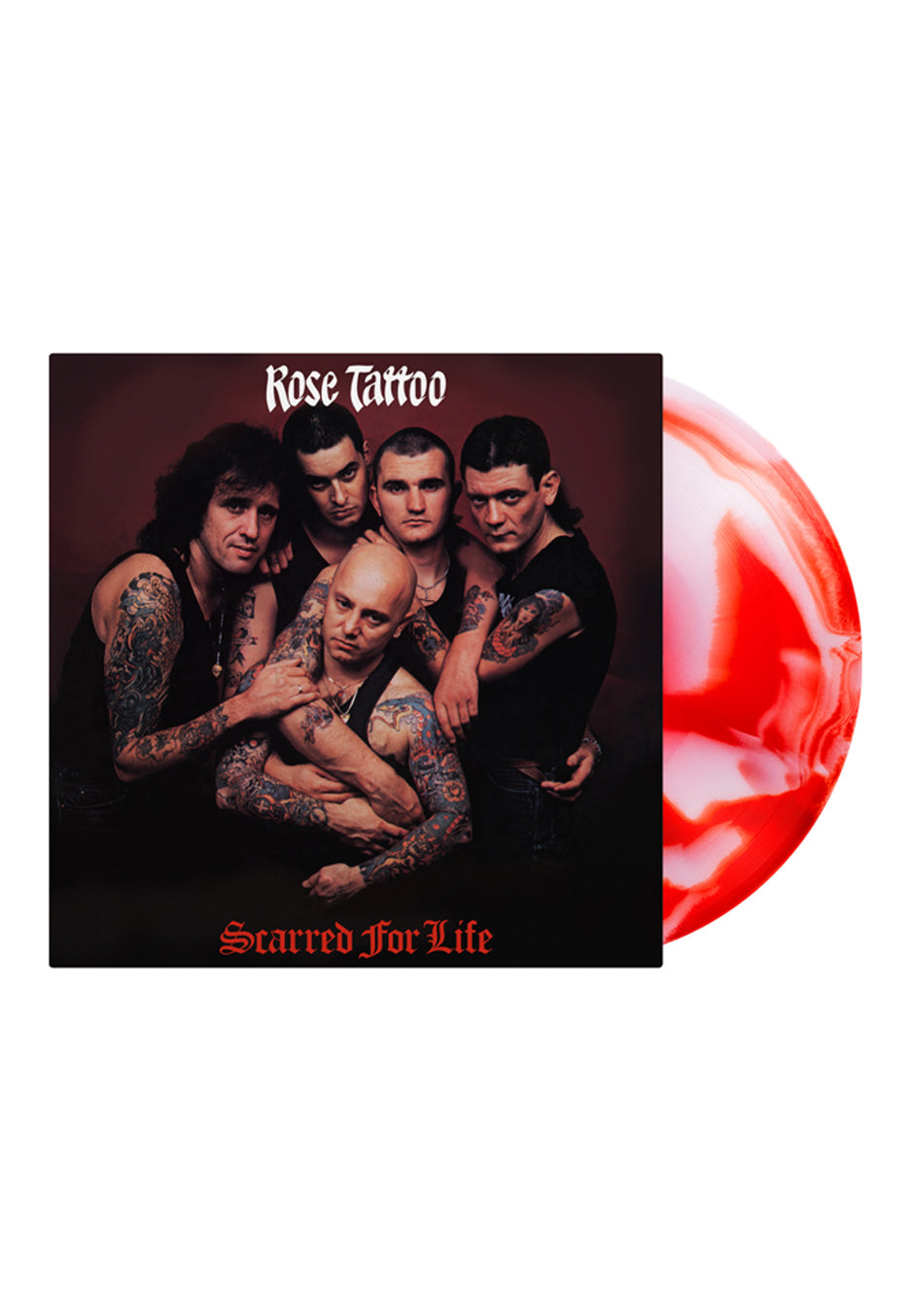 Rose Tattoo - Scarred For Life Ltd. Red/White Swirl - Colored Vinyl | Neutral-Image