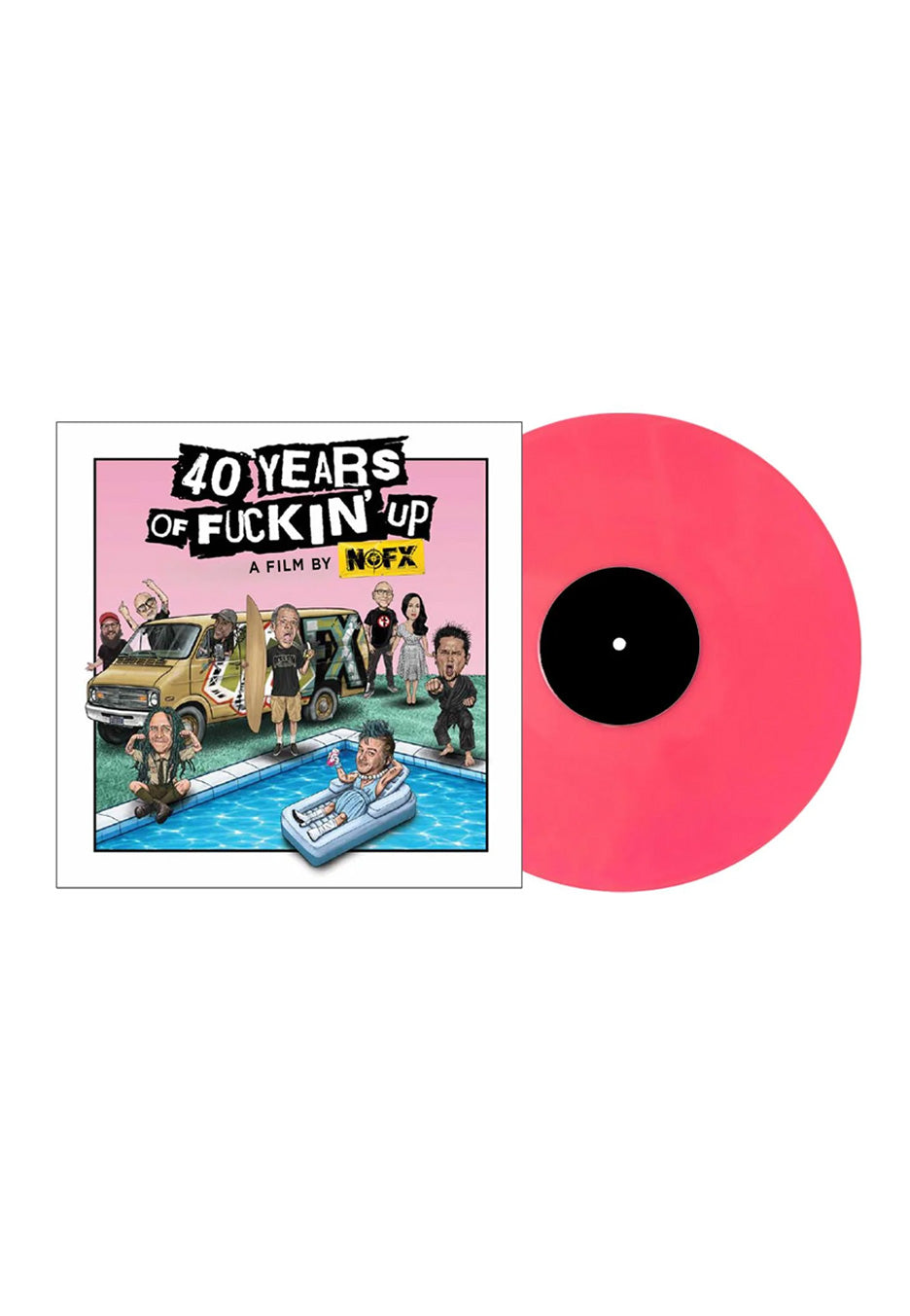 NOFX - 40 Years Of Fuckin' Up Ltd. Pink - Colored Vinyl | Neutral-Image