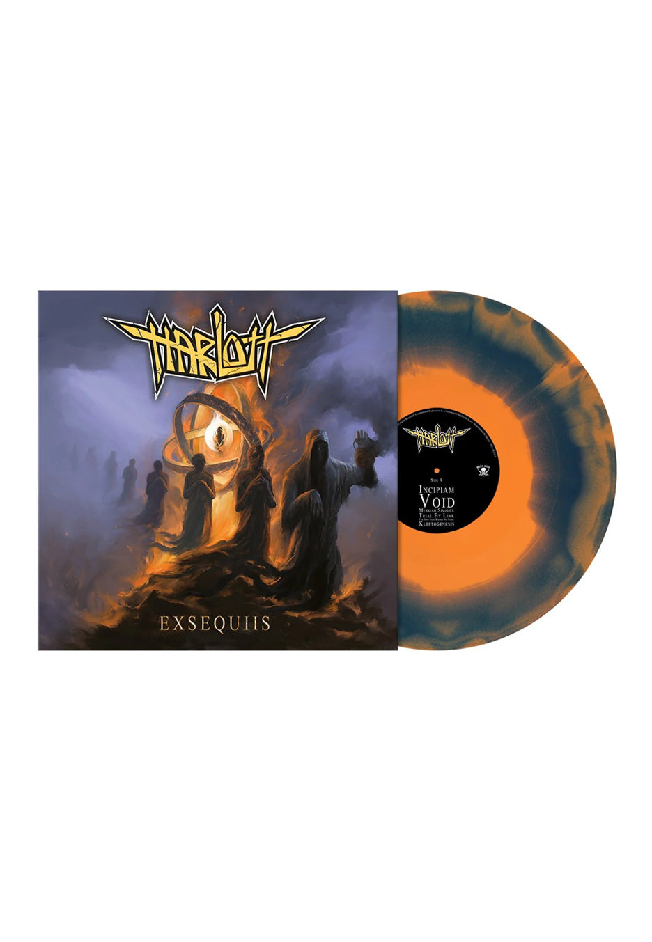 Harlott - Exsequiis Ltd. Orange/Blue Merged - Colored Vinyl | Neutral-Image
