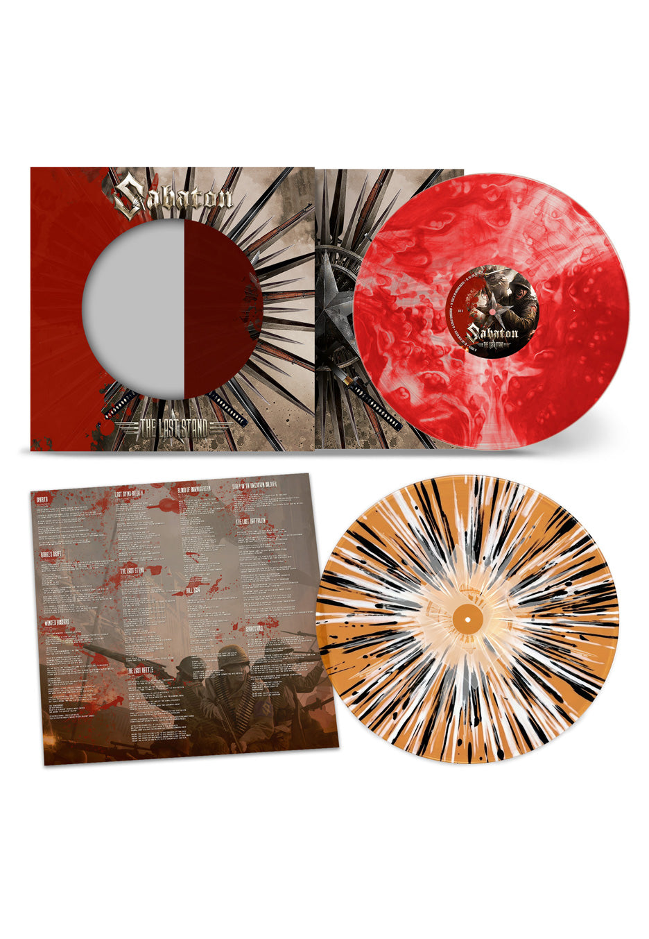 Sabaton - The Last Stand (10th Anniversary Edition) Ltd. - Marbled + Splattered 2 Vinyl | Neutral-Image