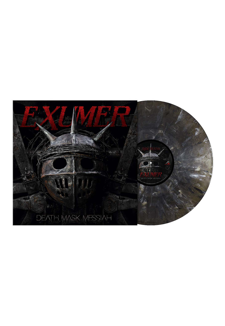 Exumer - Death Mask Messiah Ltd. Black Ice w/ White - Splattered Vinyl | Neutral-Image