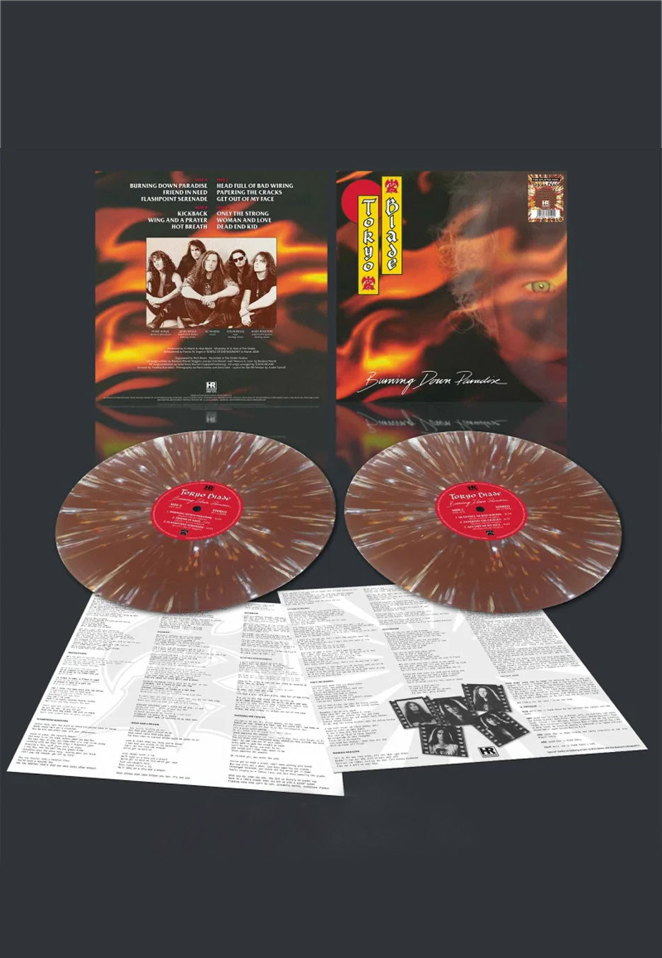 Tokyo Blade - Burning Down Paradise Ltd. Fire - Splattered 2 Vinyl | Neutral-Image