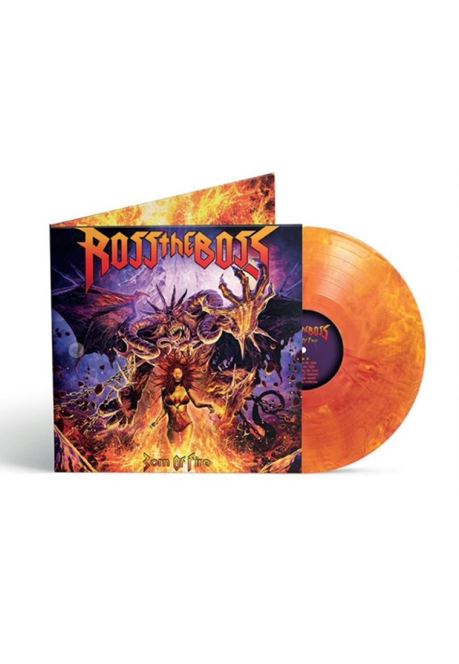 Ross The Boss - Born On Fire Ltd. Orange - Marbled Vinyl | Neutral-Image