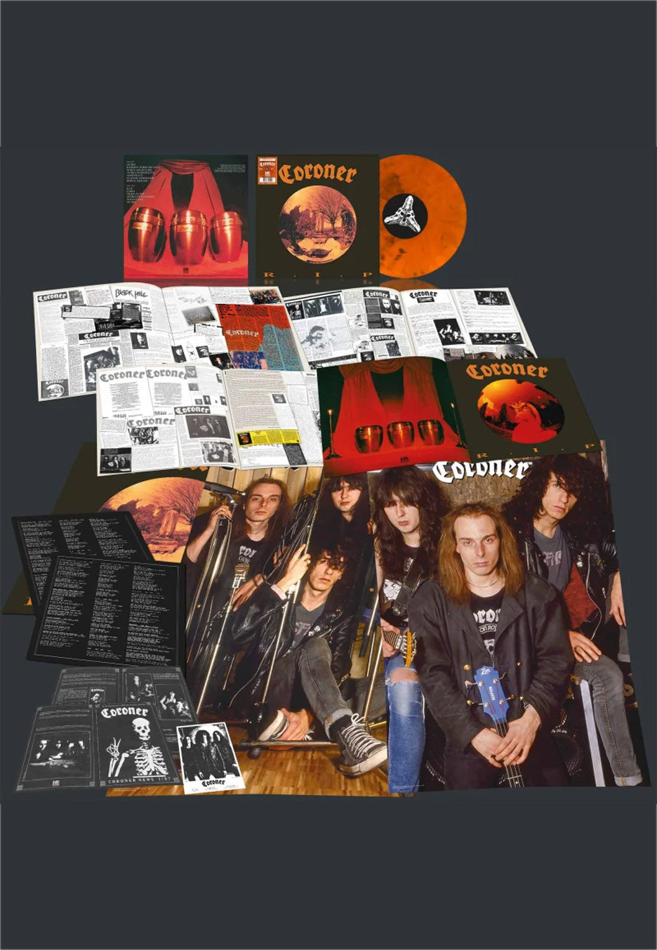 Coroner - R.I.P. Ltd. Orange Smoke - Colored Vinyl | Neutral-Image