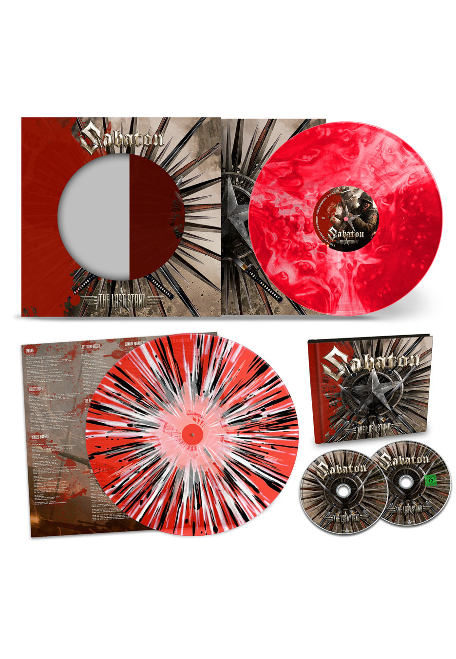 Sabaton - The Last Stand (10th Anniversary Edition) Ltd. - Marbled + Splattered 2 Vinyl | Neutral-Image