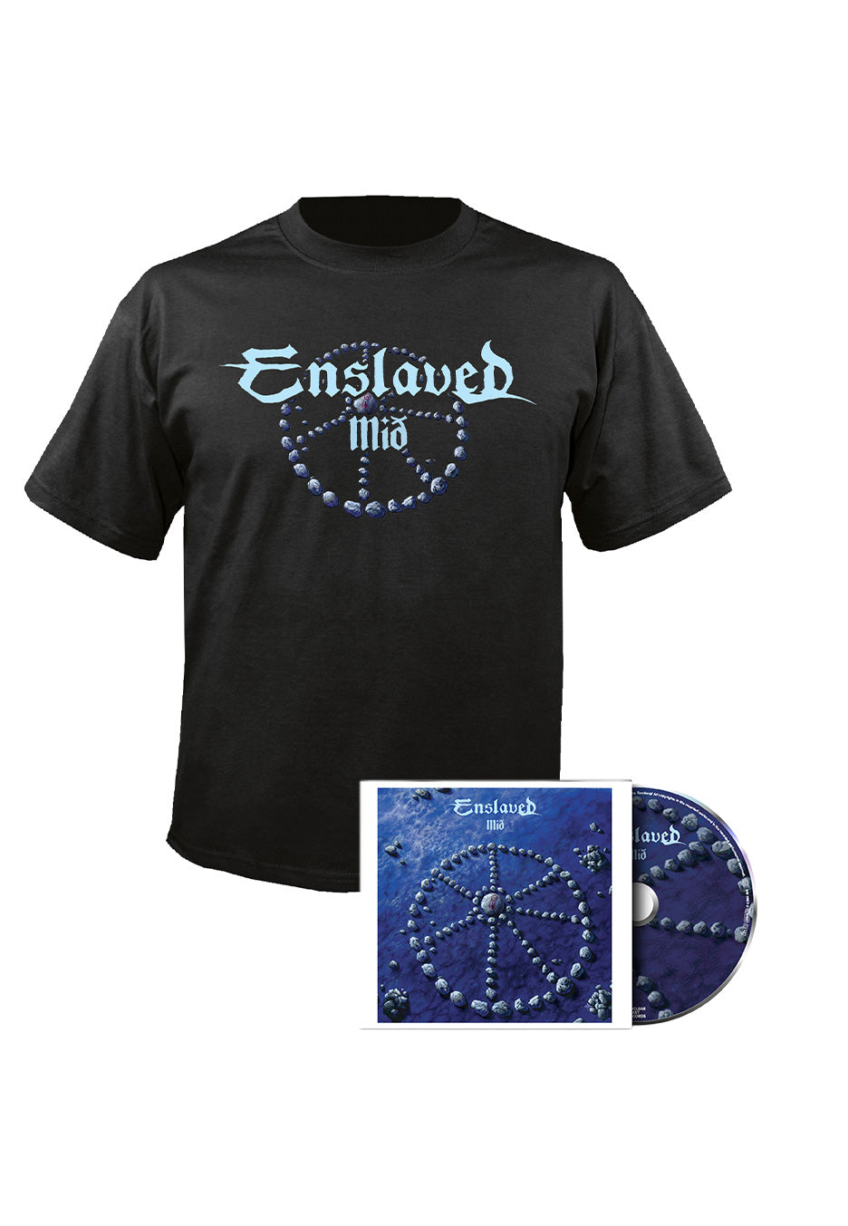 Enslaved - Mið Logo T-Shirt + Digi CD - Special Pack