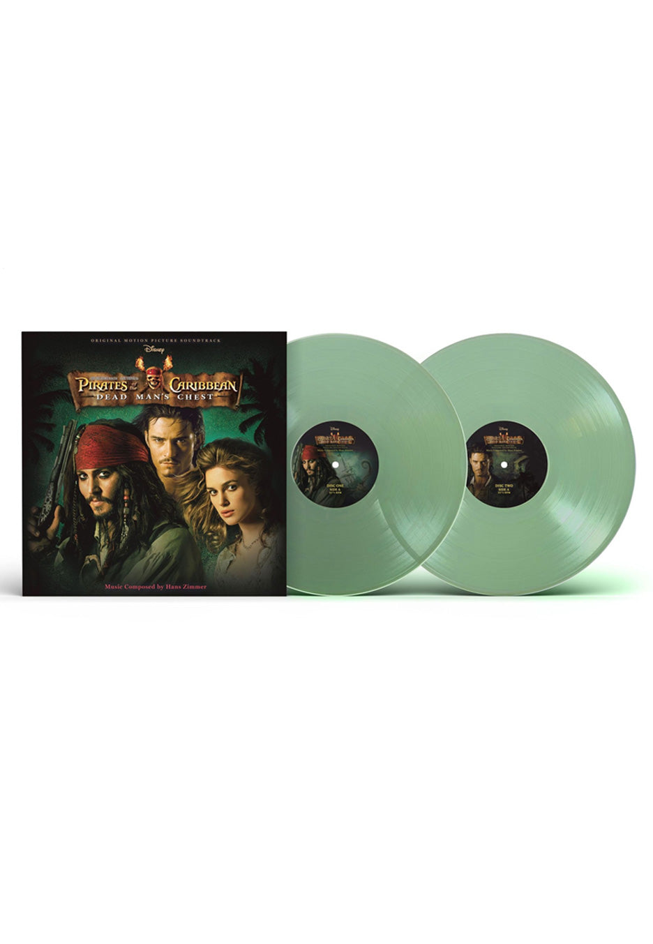 Pirates Of The Caribbean Dead Man's Chest OST Ltd. Translucent Green Colored 2 Vinyl