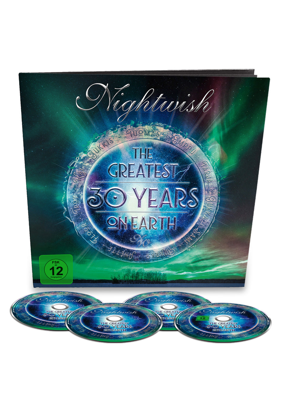 Nightwish The Greatest 30 Years On Earth Ltd. 3 CD + Blu-Ray Earbook