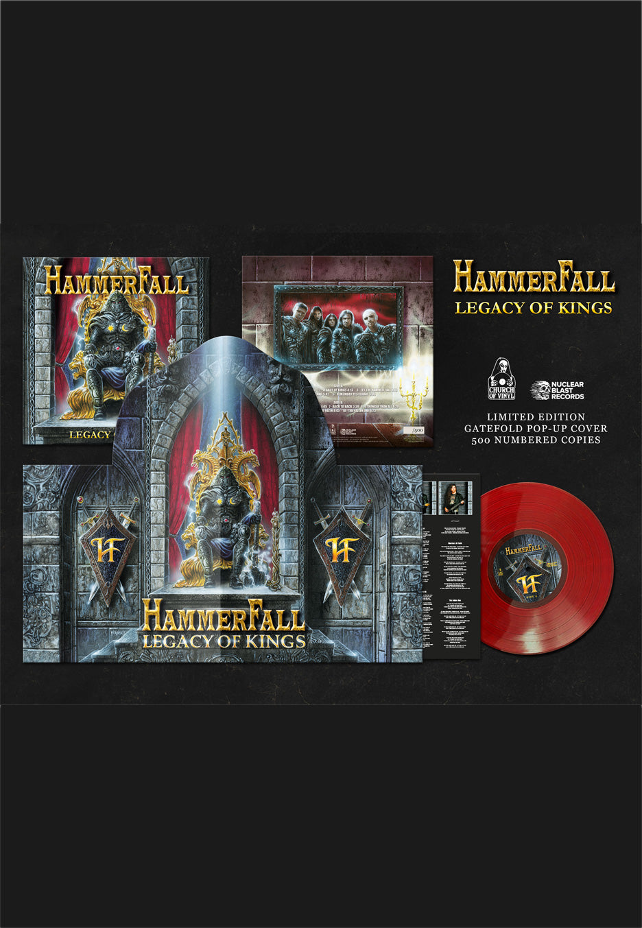 HAMMERFALL - Present lyric video for 'Riders Of The Storm'!
