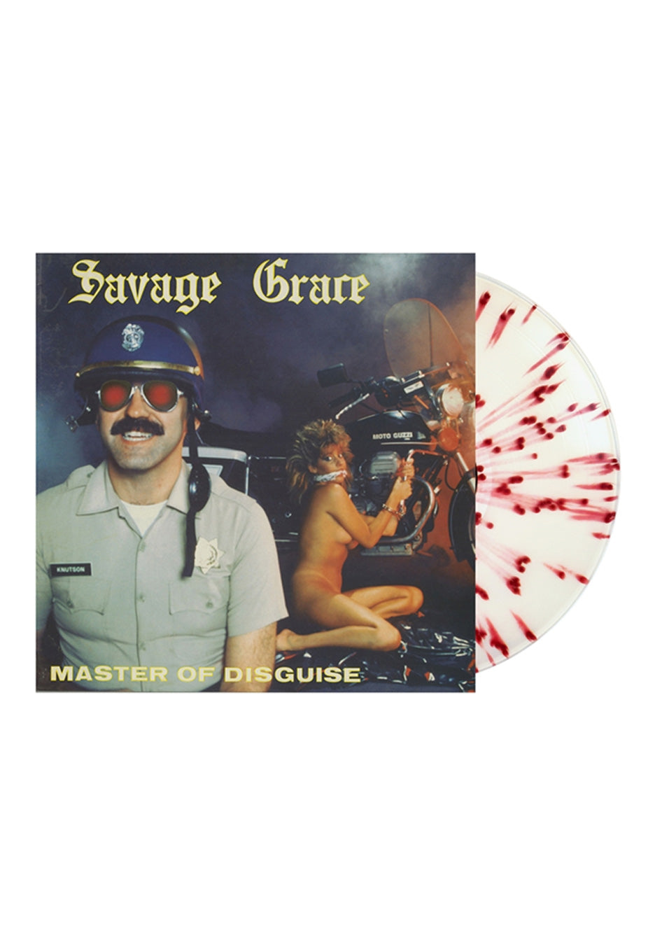 Savage Grace Master Of Disguise Ltd. Clear w/ Red Splattered Vinyl