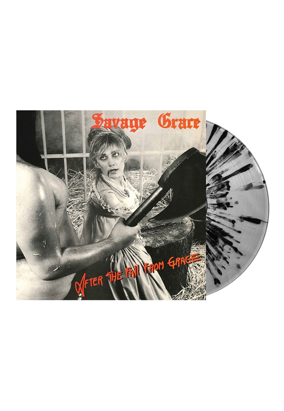 Savage Grace After The Fall From Grace Ltd. Clear w/ Black Splattered Vinyl