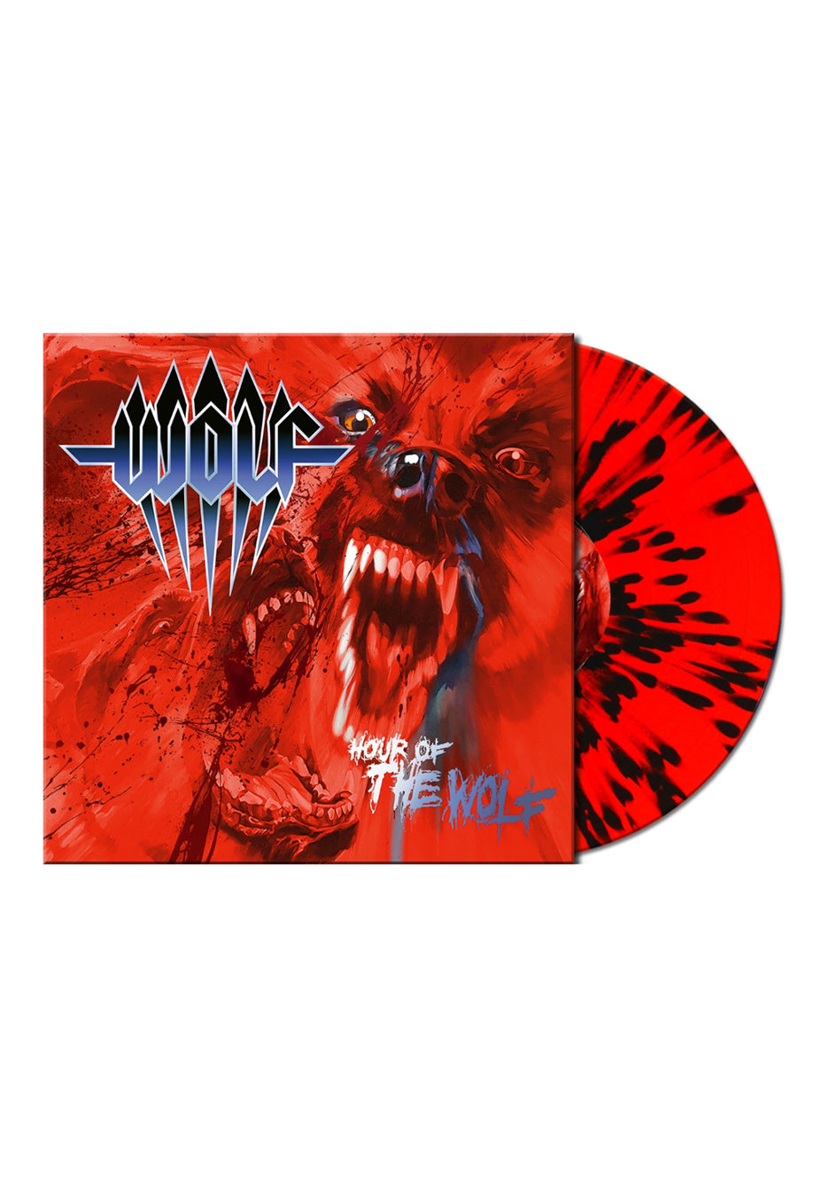 Wolf Hour Of The Wolf Ltd. Red/Black Splattered Vinyl