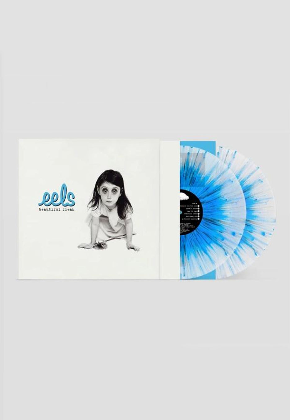 Eels Beautiful Freak (30th Anniversary) Ltd. Clear w/ Black/Blue Splattered 2 Vinyl
