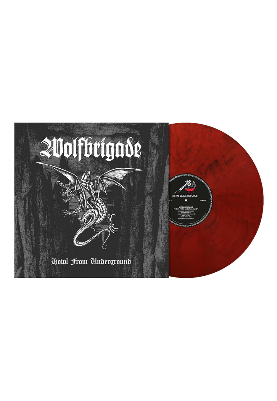 Wolfbrigade Howl From Underground Red/Black Marbled Vinyl