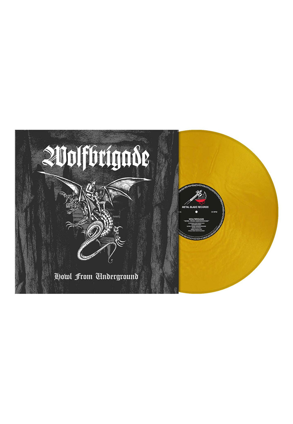 Wolfbrigade Howl From Underground Ltd. Gold Metallic Colored Vinyl