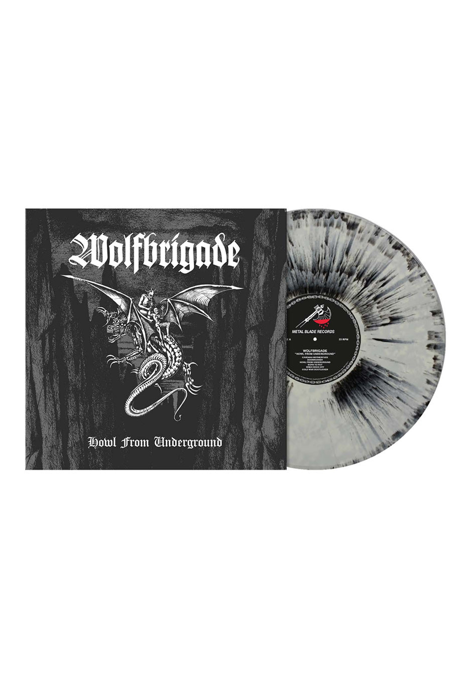 Wolfbrigade Howl From Underground Ltd. Grey w/ Black Dust Colored Vinyl