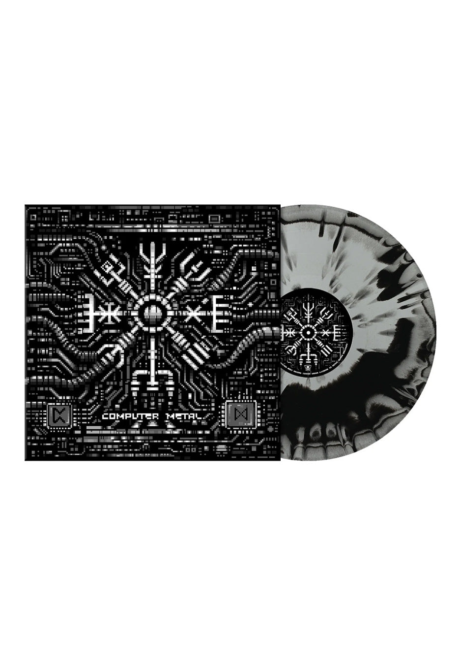 Master Boot Record Computer Metal Ltd. Grey/Black Colored Vinyl