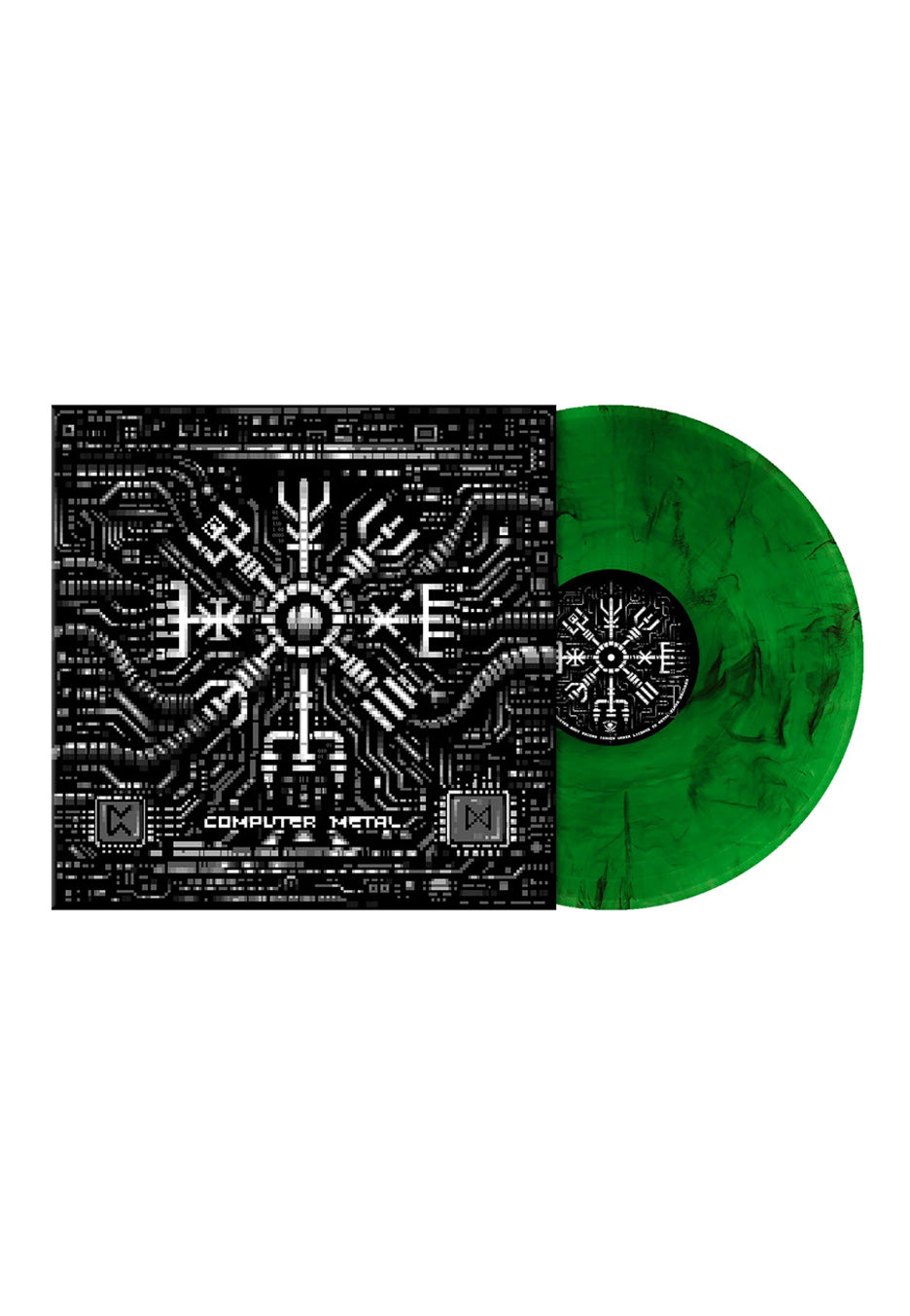 Master Boot Record Computer Metal Ltd. Terminal Green Smoke Colored Vinyl