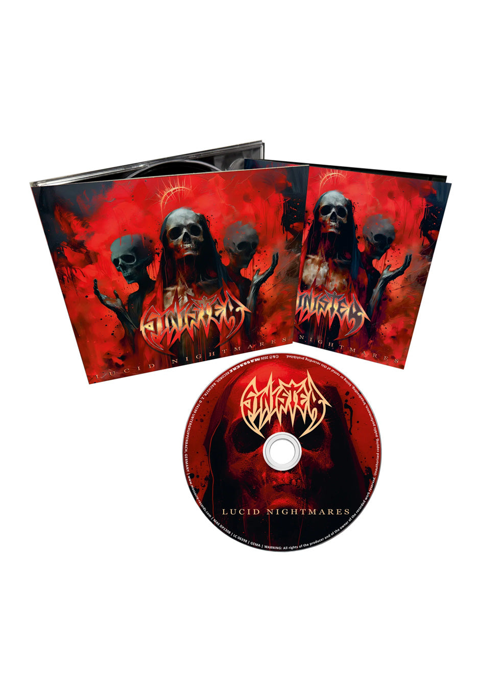 Sinister Lucid Nightmares Digipak CD