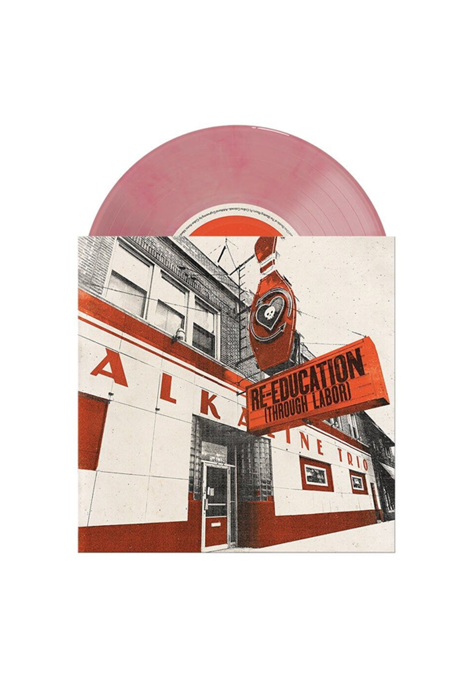 Rise Against x Alkaline Trio Private Eye / Re-Education Through Labor Ltd. Blossom Colored 7 Inch