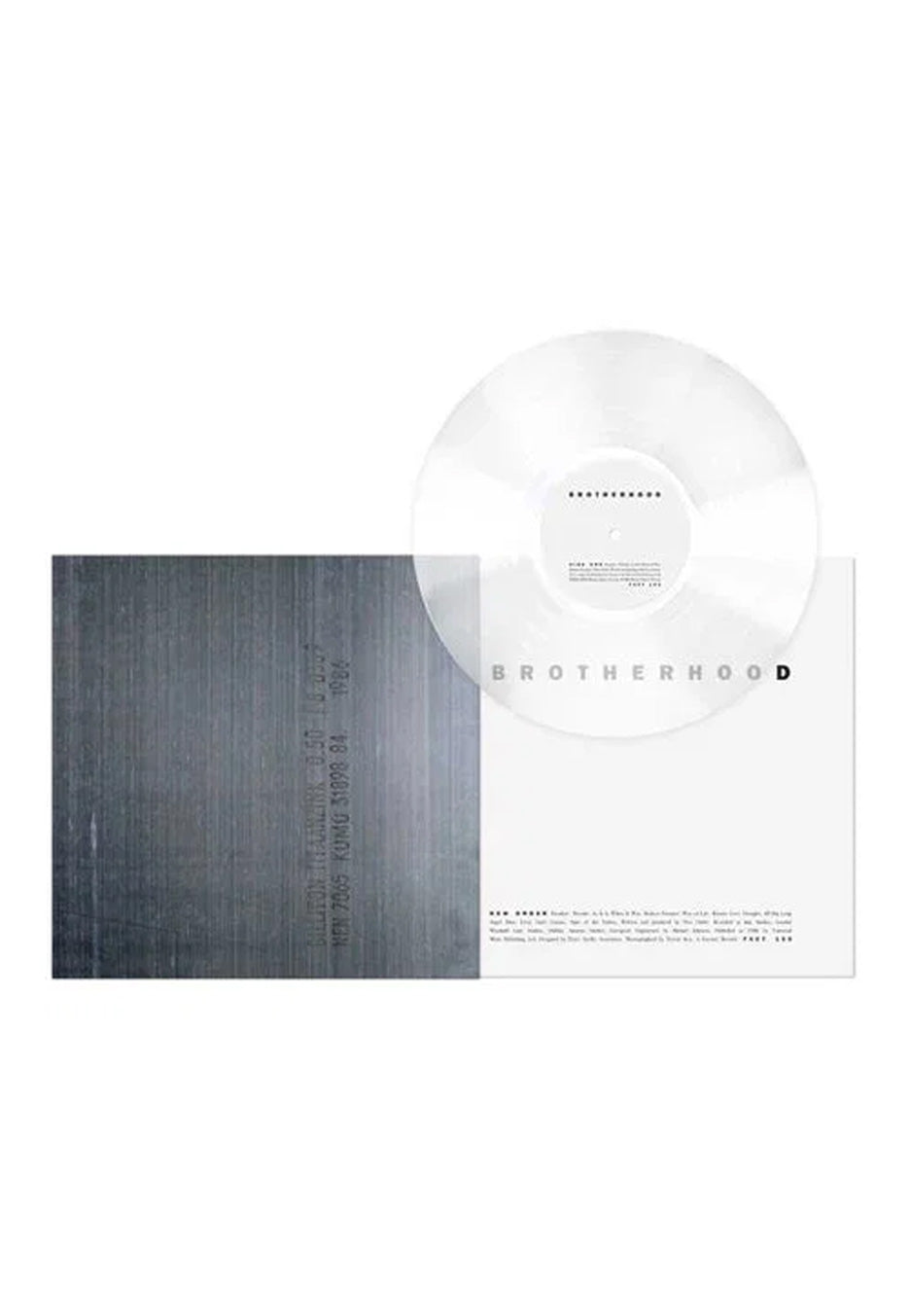 New Order Brotherhood Ltd. Crystal Clear Colored Vinyl