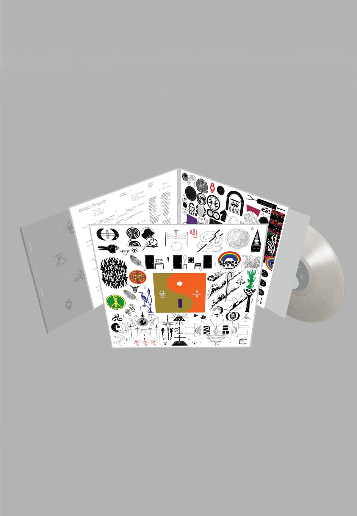Bon Iver 22, A Million 10th Anniversary Ltd. Frosted Silver Colored Vinyl