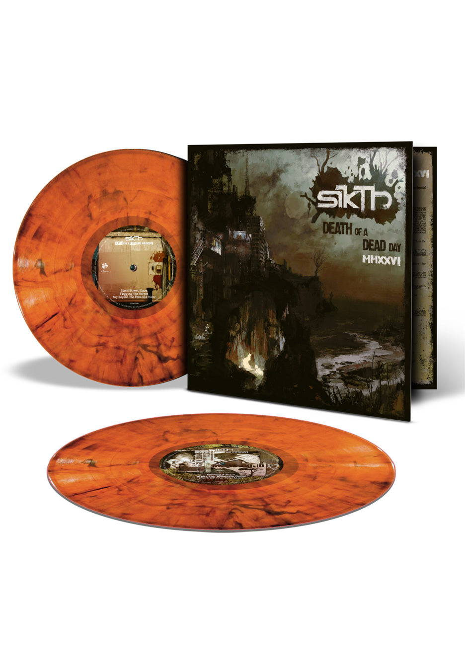 SikTh Death of a Dead Day MMXXVI Orange w/ Black Smoke Colored 2 Vinyl