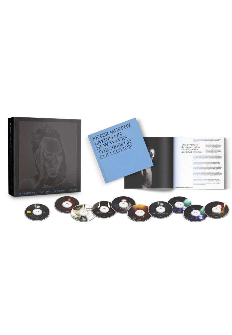 Peter Murphy Laying On New Waves 9 CD + DVD Boxset