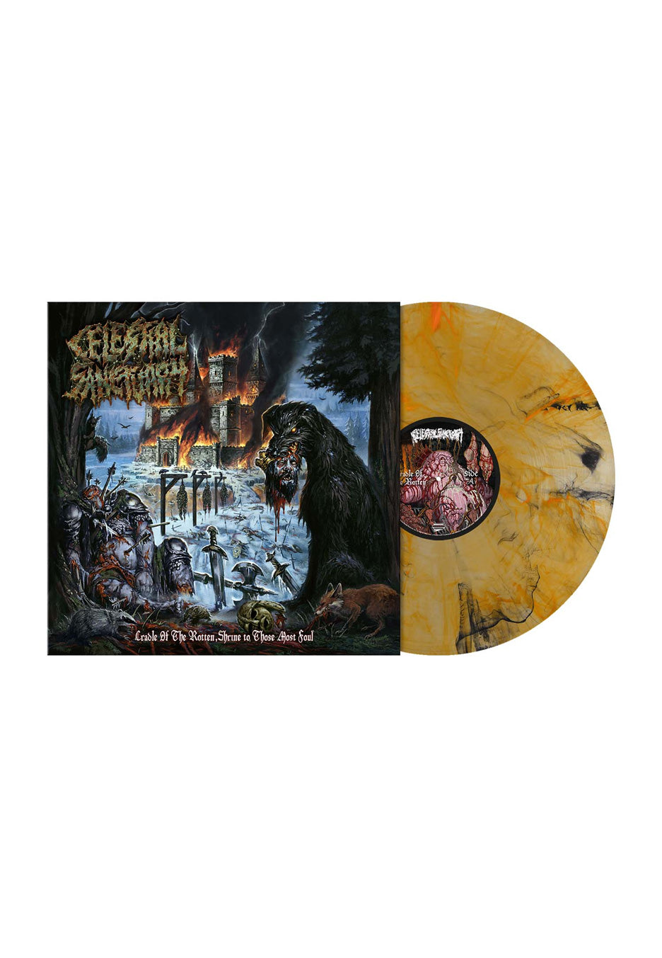 Celestial Sanctuary Cradle Of The Rotten, Shrine To Those Most Foul Ltd. Milk Of The Haggard Marbled Vinyl
