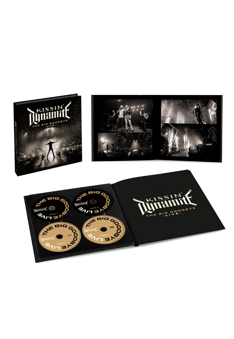 Kissin' Dynamite The Big Goodbye: Live Ltd. 2 CD + DVD + Blu-Ray Earbook