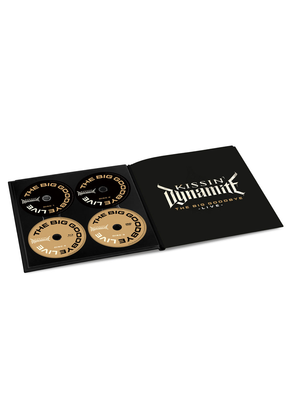 Kissin' Dynamite The Big Goodbye: Live Ltd. 2 CD + DVD + Blu-Ray Earbook