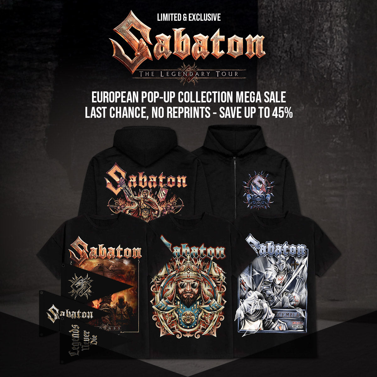 MEGA SALE: SABATON POP-UP COLLECTION