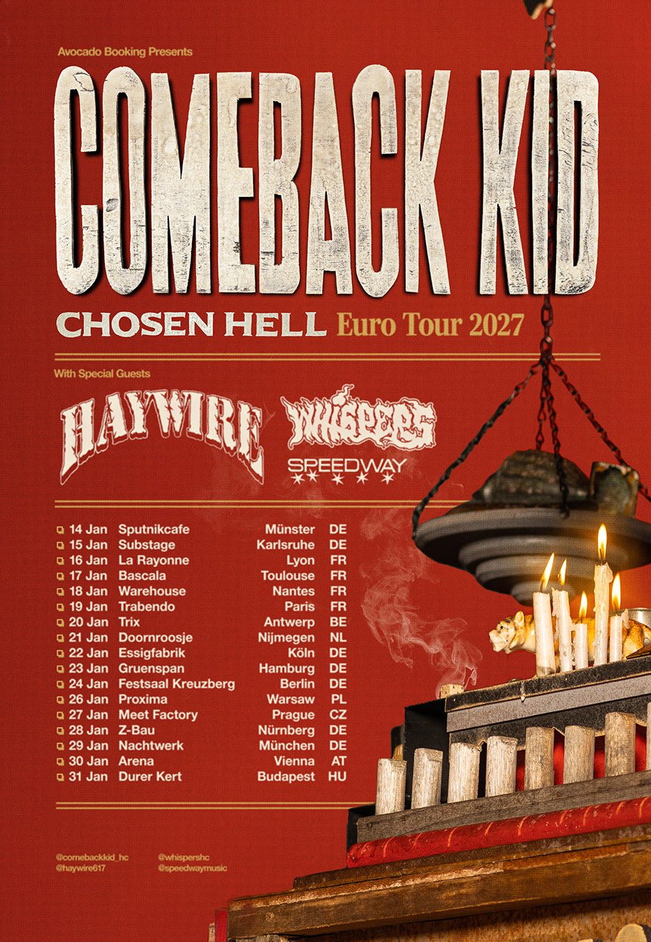 Comeback Kid 23.01.2027 Hamburg Ticket