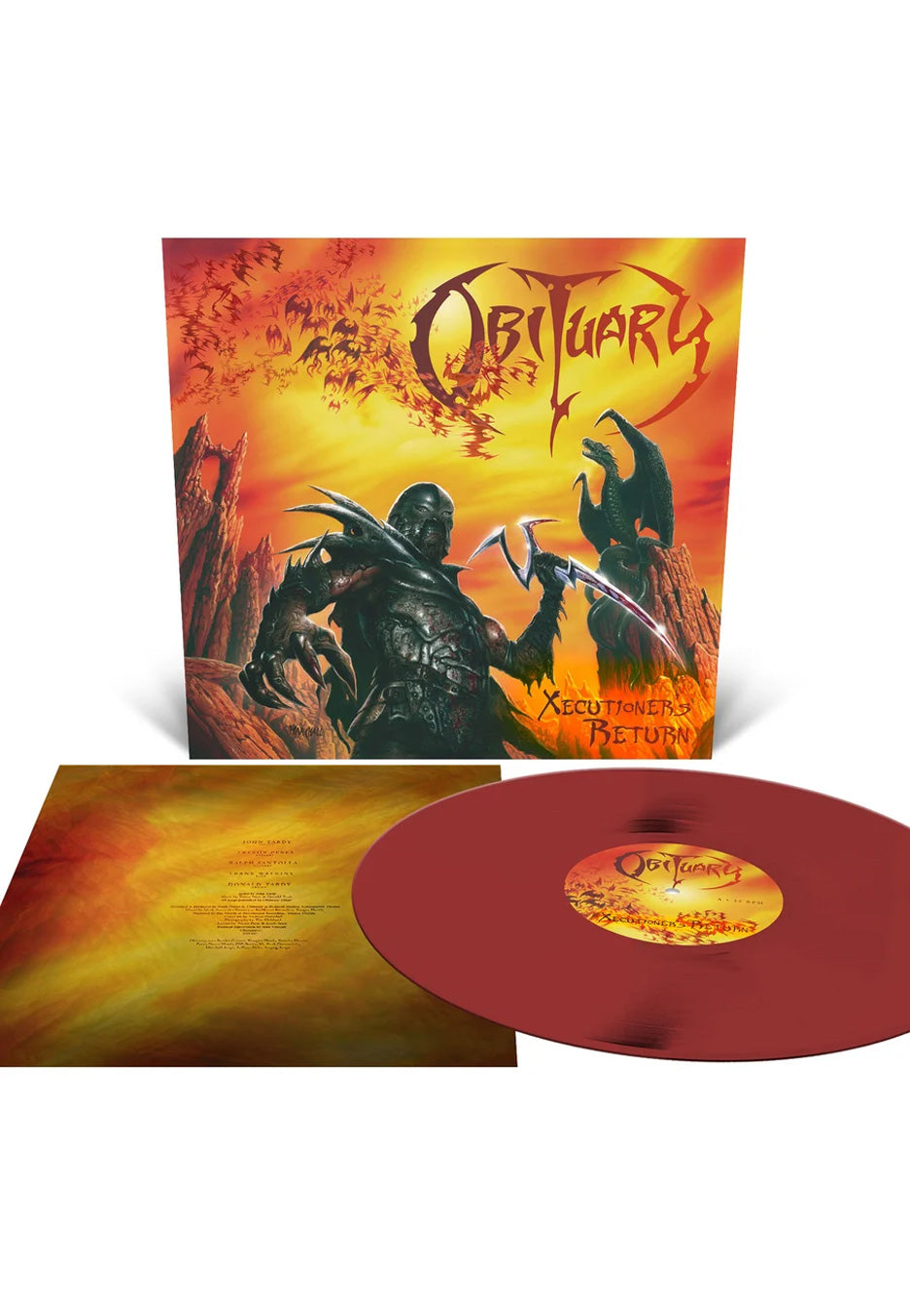 Obituary Xecutioner's Return (Reissue) Oxblood Colored Vinyl