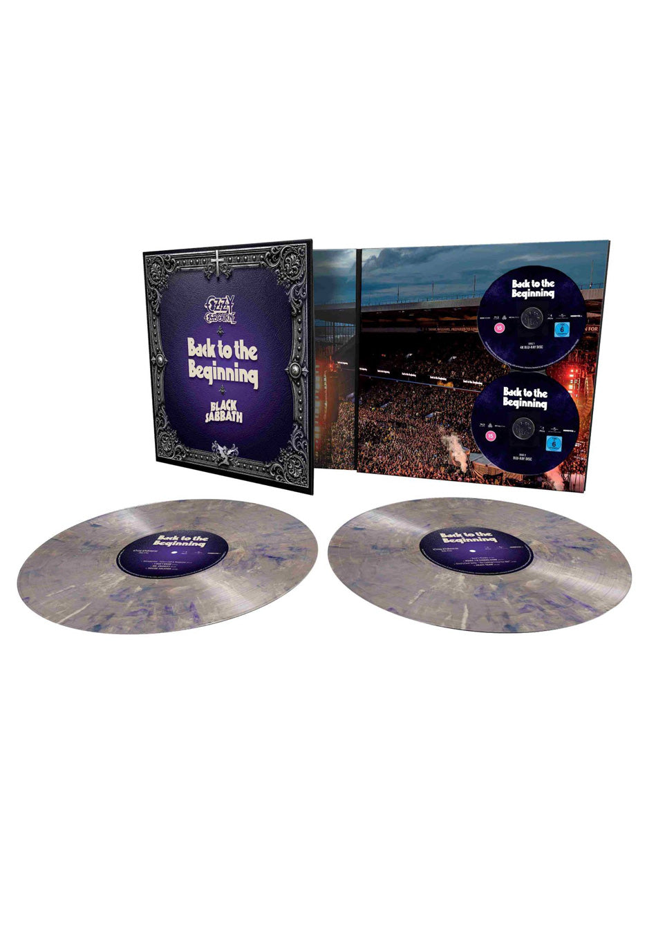 Ozzy Osbourne Back To The Beginning Ltd. Specialist Colored 2 Vinyl + 2 Blu-Ray