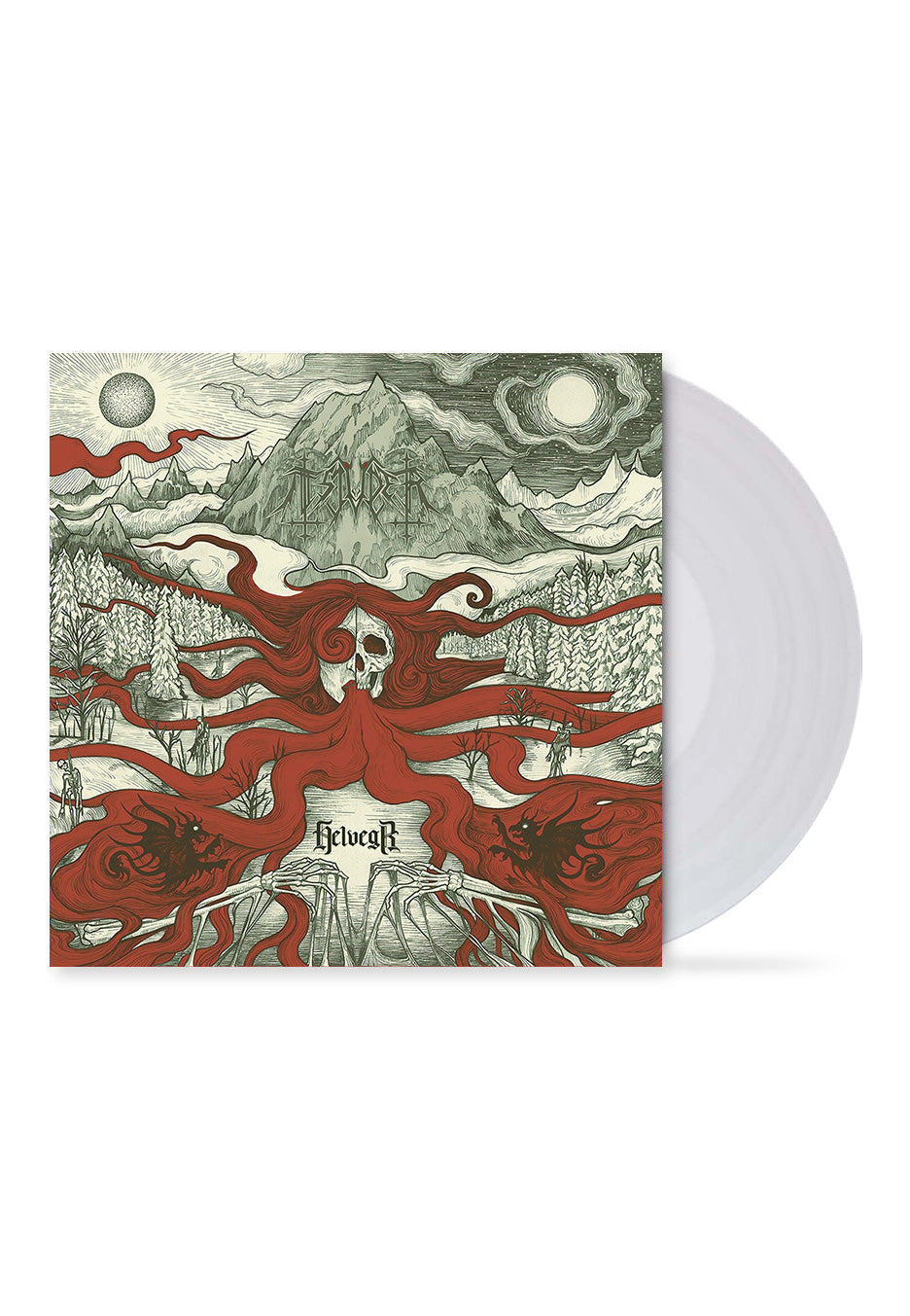 Tsjuder - Helvegr Crystal Clear - Colored Vinyl