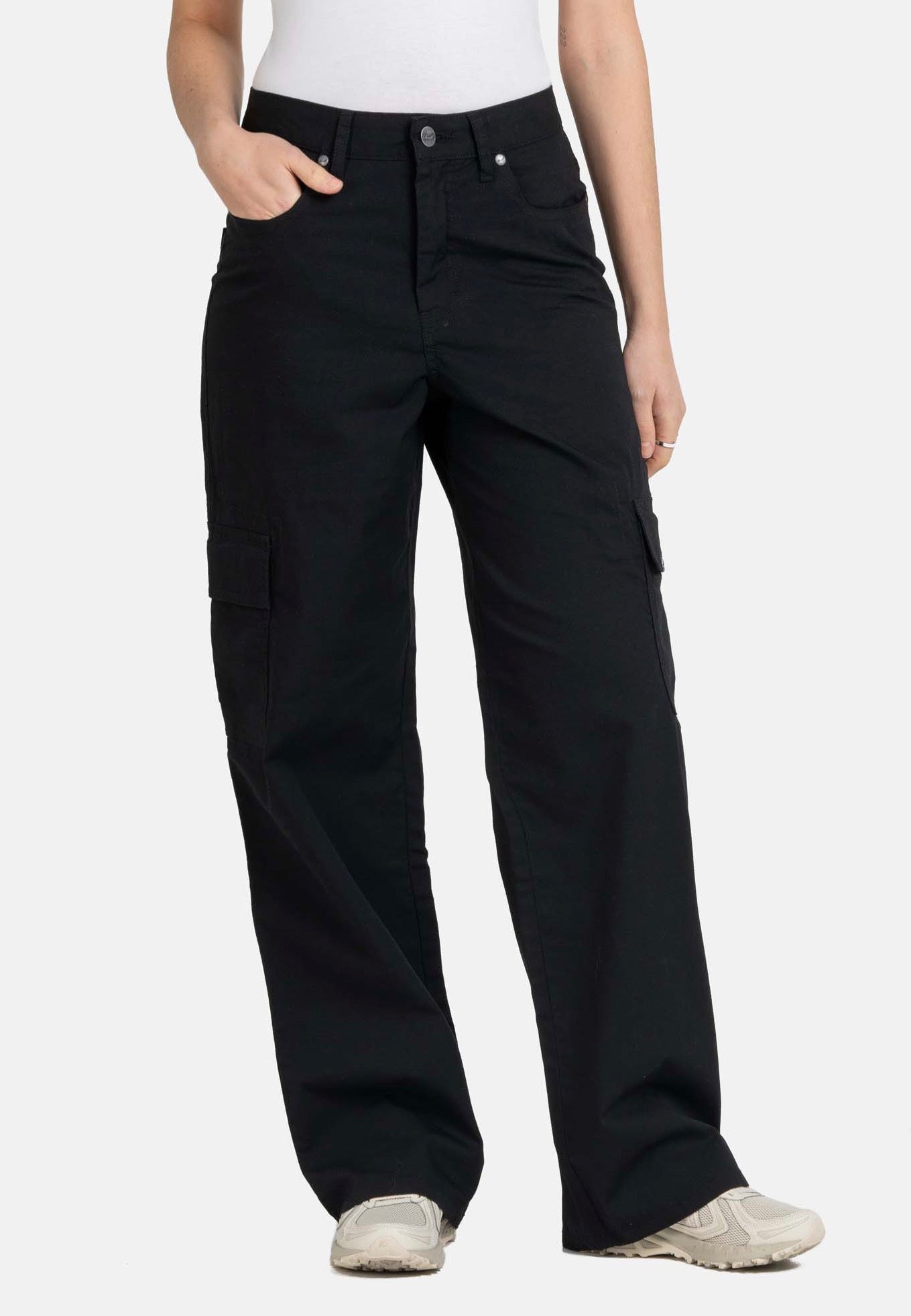 REELL - Mia Cargo Deep Black - Pants