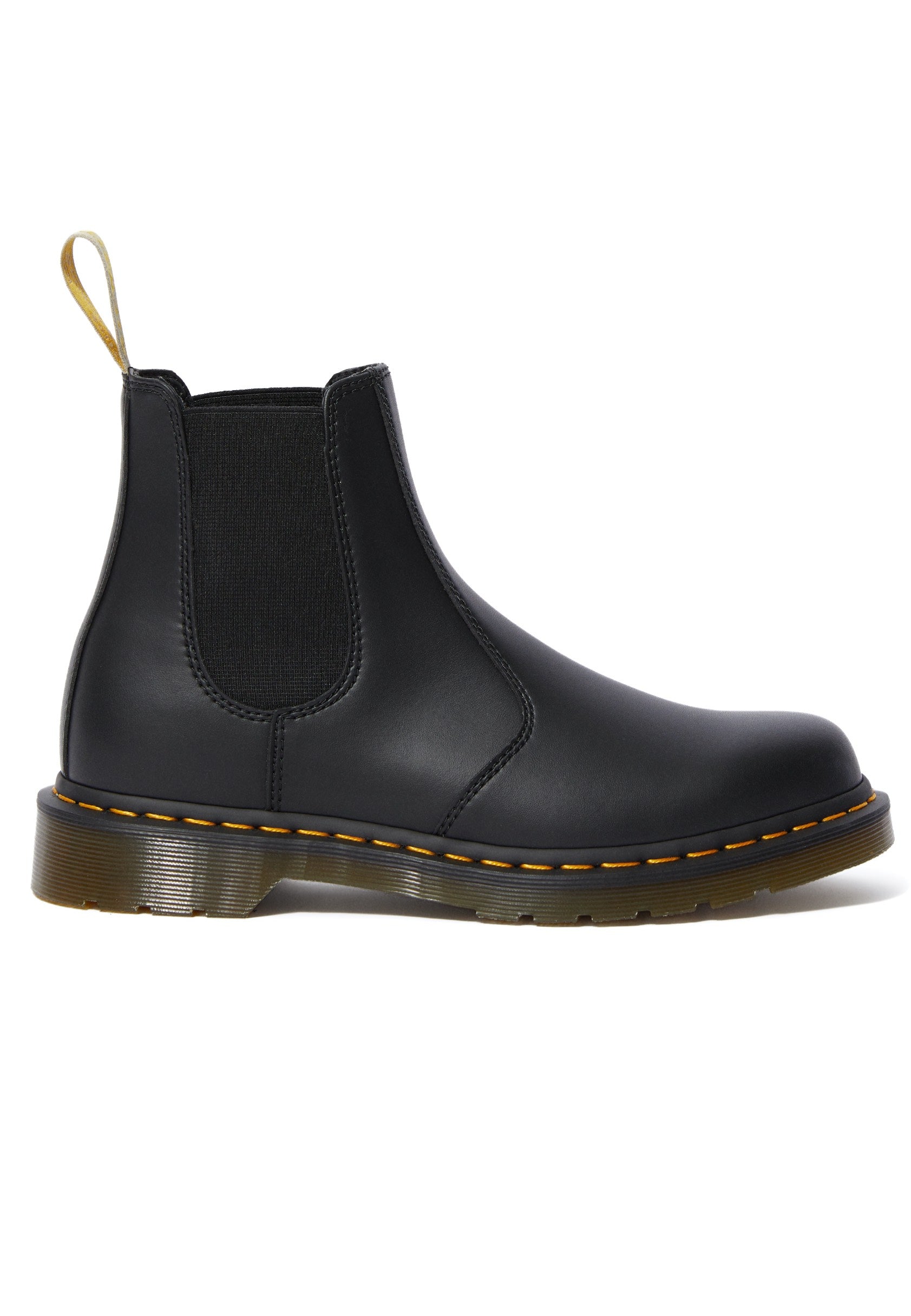 Dr. Martens - Vegan 2976 Chelsea Boots Black Felix Rub Off - Girl Shoes