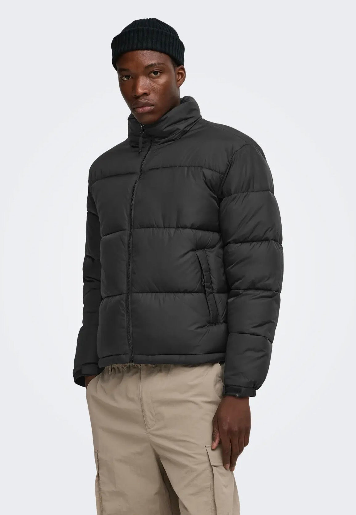 Only & Sons Maverick Puffer Black/Black Jacke