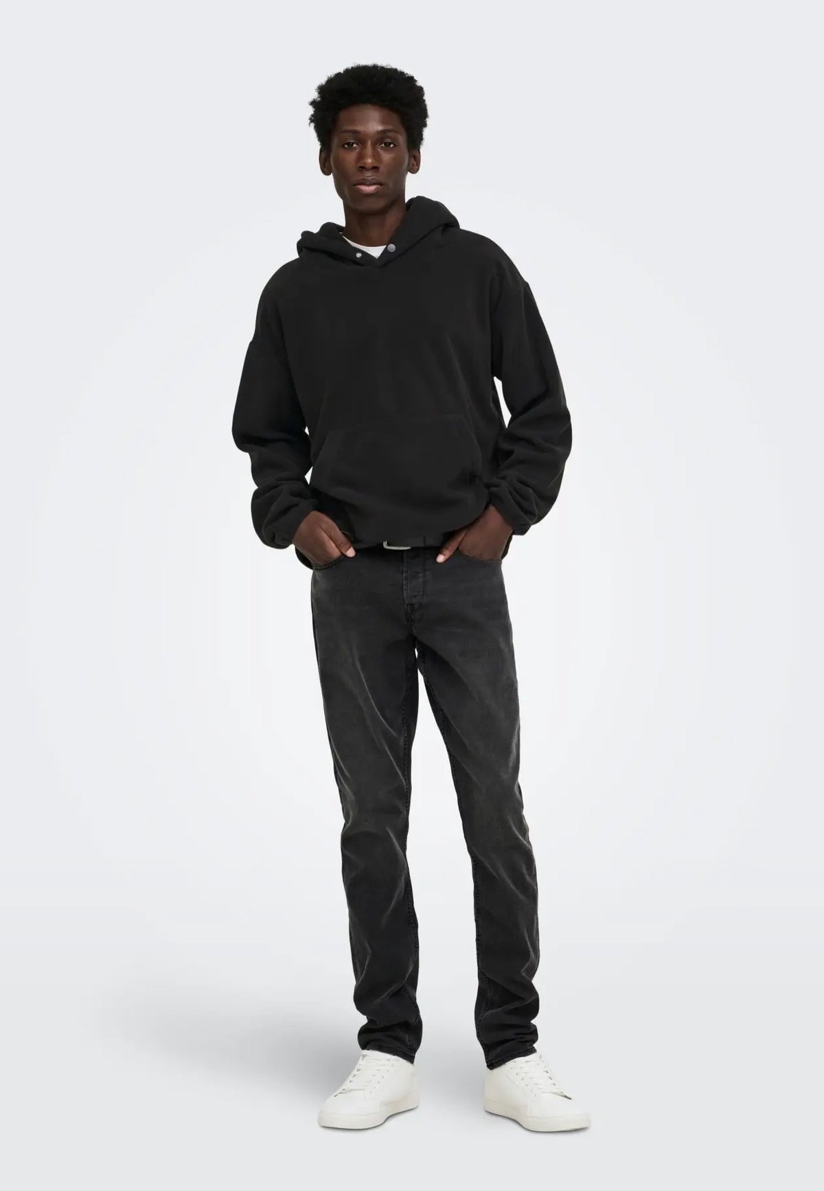 Only & Sons Hunter Fleece Black Sudadera