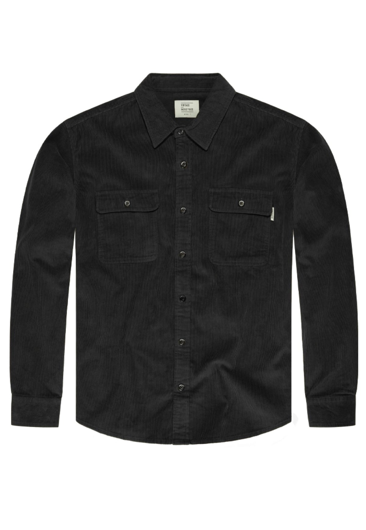 Vintage Industries Brix Black Hemd