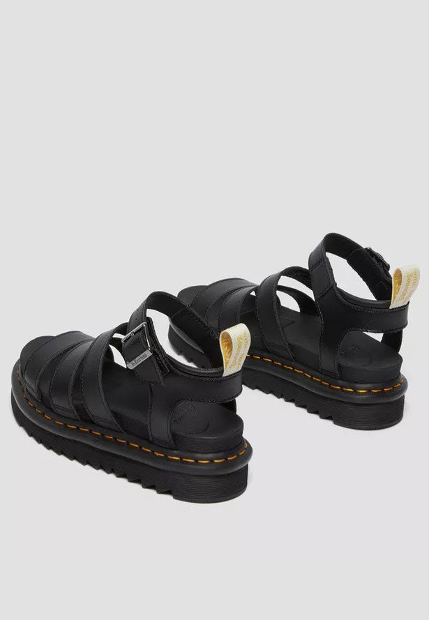 Dr. Martens - V Blaire Black Felix Rub Off - Girl Sandals