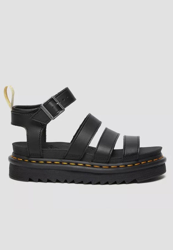 Dr. Martens - V Blaire Black Felix Rub Off - Girl Sandals