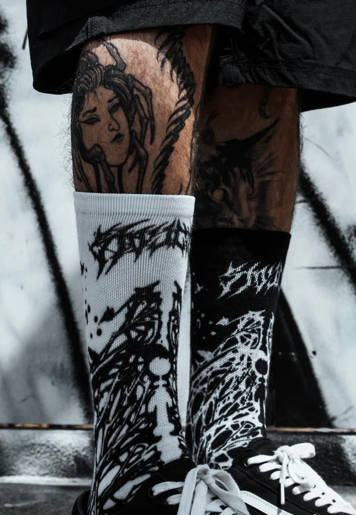 Stay Cold Apparel - Emperor Of Radiance Comfort Black/White - Socks | Neutral-Image