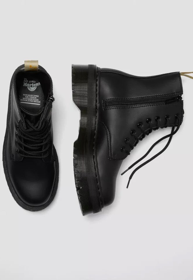 Dr. Martens - Vegan Jadon II Mono Black Felix Rub Off Black